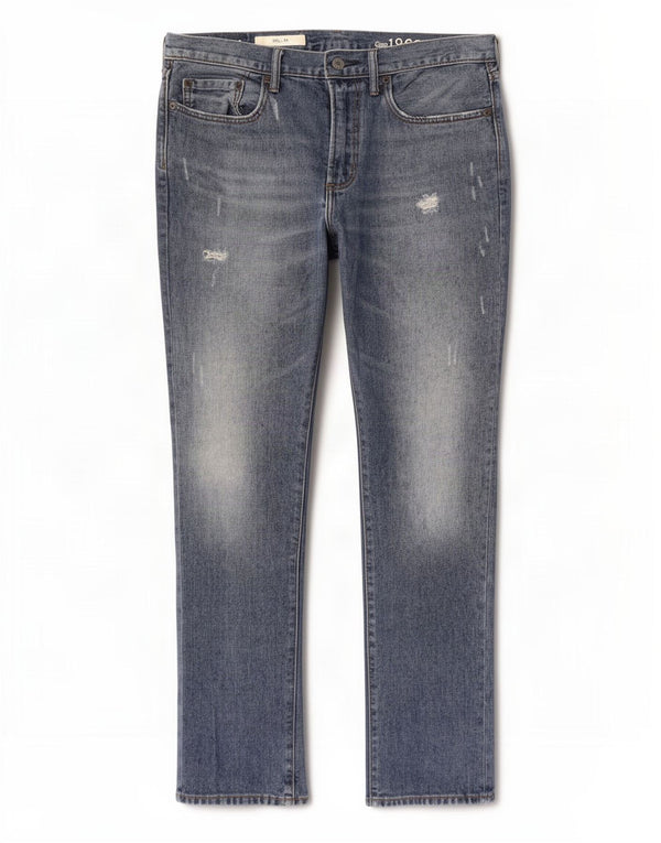 Gap Mens Slim Jeans W32 L32 Azul Algodão