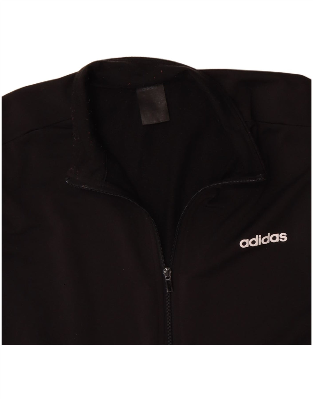 ADIDAS Mens Tracksuit Top Jacket Grande Poliéster Preto