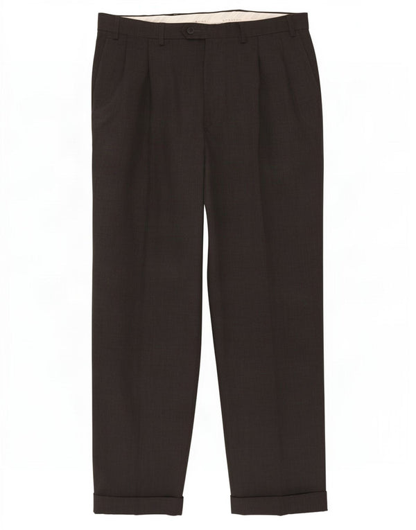 Calça masculina Marks & Spencer Stretch Pegged Suit W36 L31 Poliéster cinza