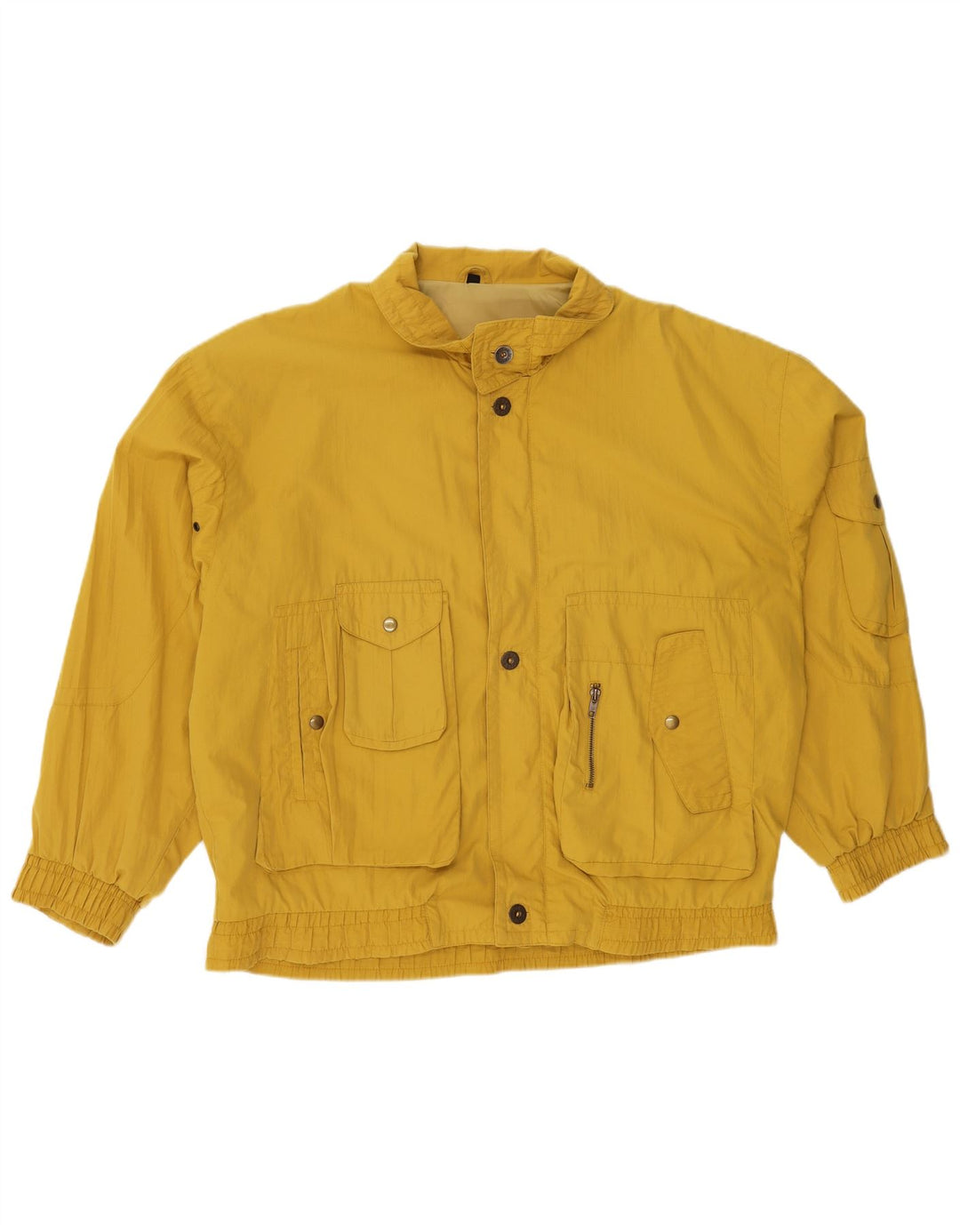 Jaqueta utilitária feminina VINTAGE IT 54 3XL poliéster amarelo