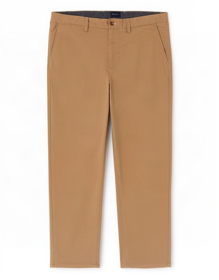 Calça Chino Regular Masculina Gant W36 L30 Algodão Bege