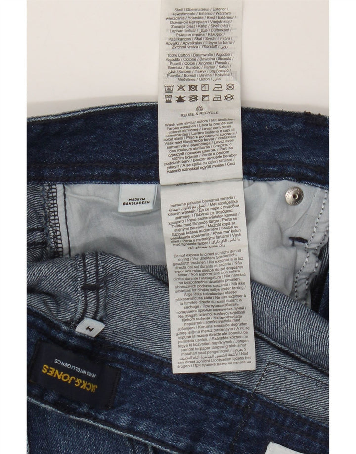 Shorts jeans masculino Jack & Jones Regular Fit médio W32 algodão azul