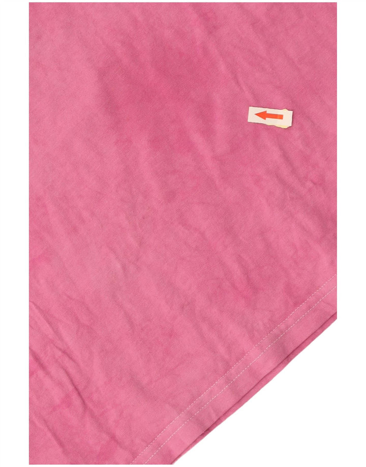 Camiseta feminina gráfica REEBOK UK 18 XL algodão rosa