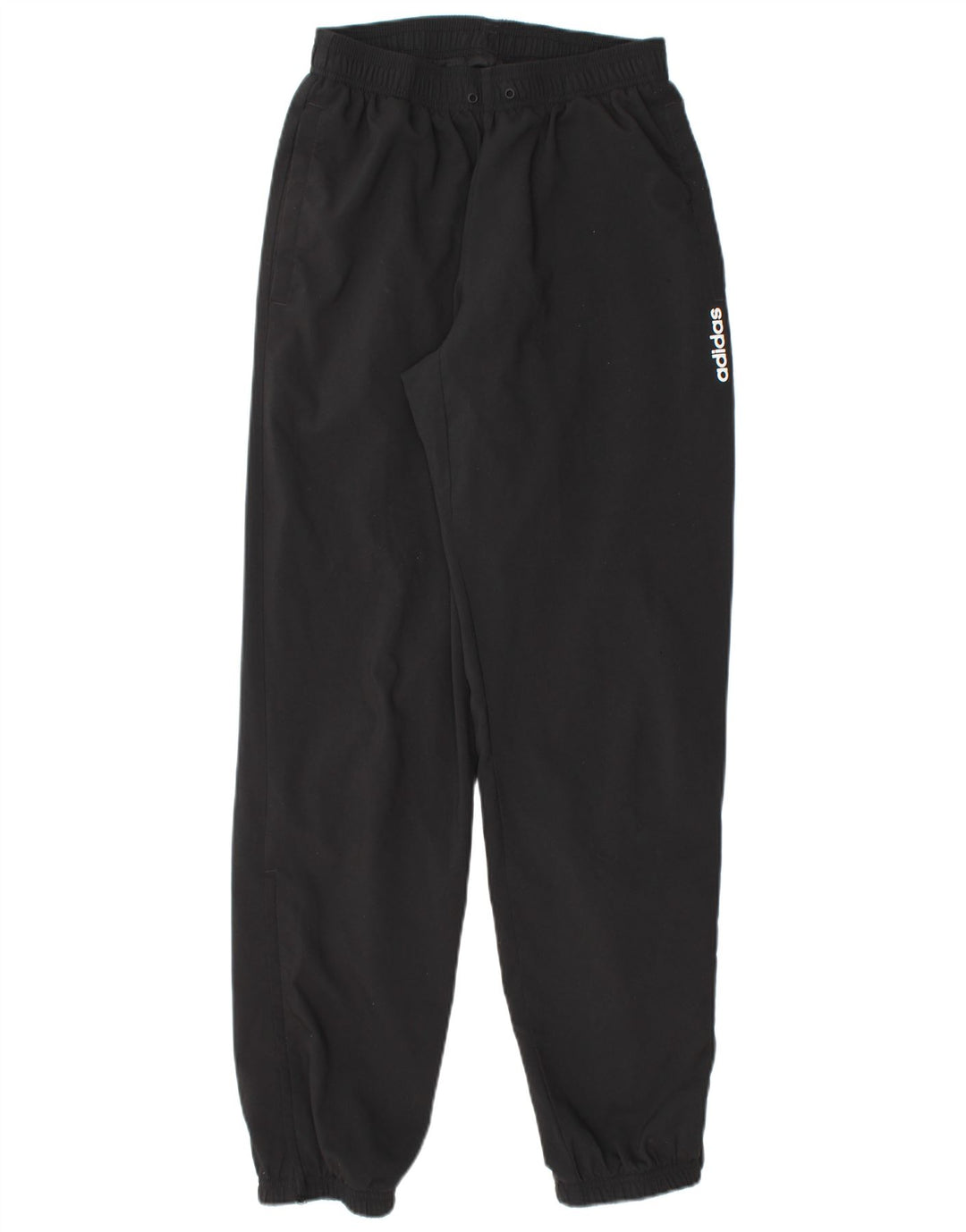 ADIDAS Mens Calças de treino Joggers Pequeno Poliéster Preto