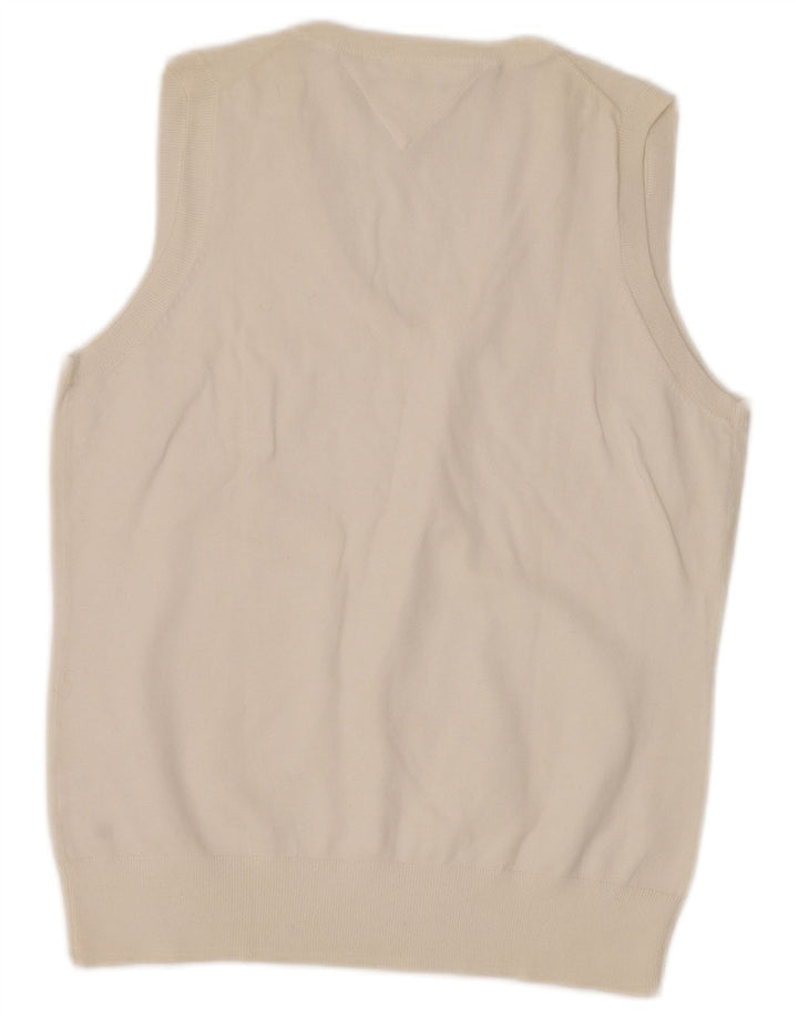 Tommy Hilfiger Camiseta Feminina Colete UK 14 Grande Branco