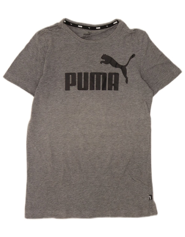 Top Puma Menino Graphic T-Shirt 13-14 Anos Cinzento