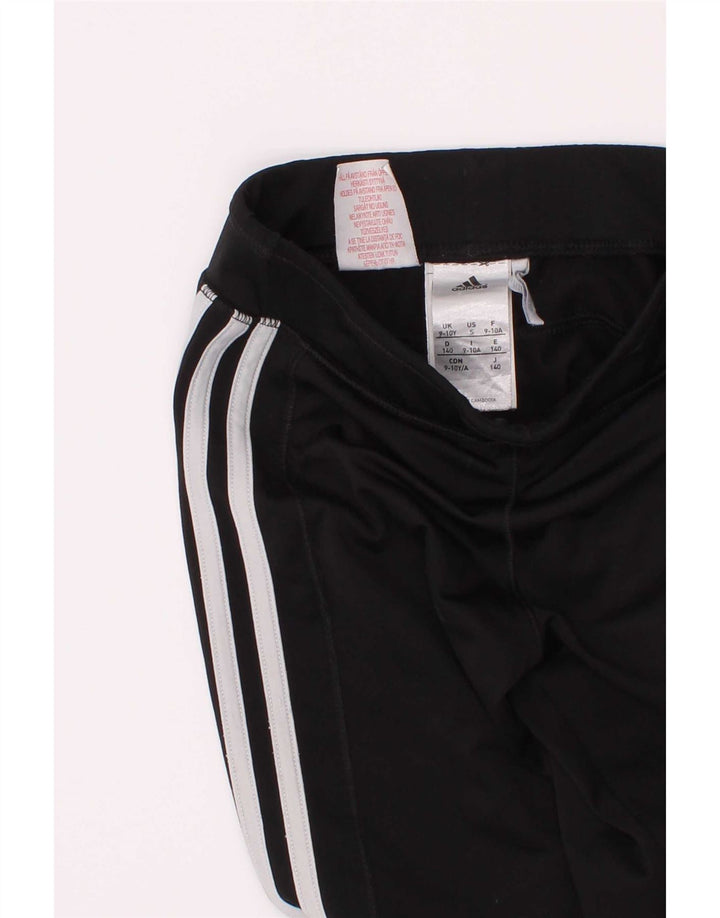 Leggings ADIDAS Meninas 9-10 Anos Preto Poliéster
