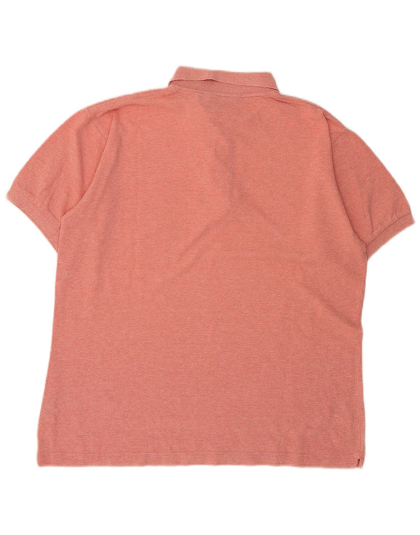 Camisa polo masculina Kappa grande algodão rosa