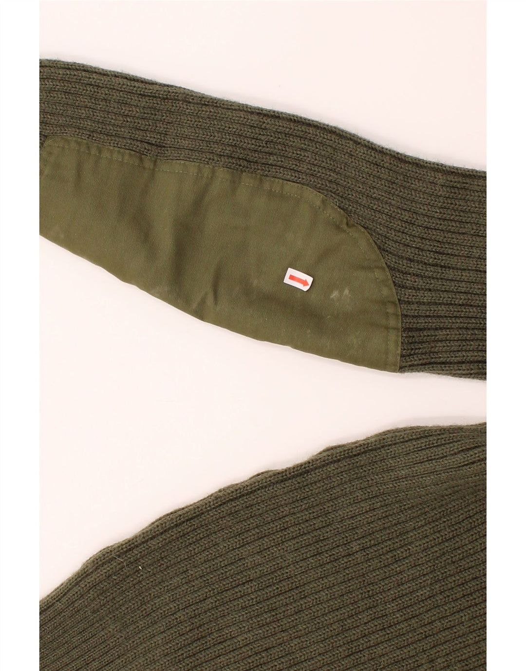 VINTAGE Mens Crew Neck Jumper Sweater Large Khaki Vintage Vintage and Second-Hand Vintage from Messina Hembry 