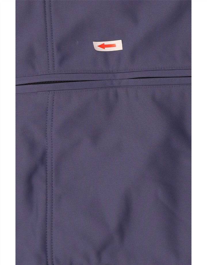 Jaqueta masculina de agasalho Champion grande poliéster colorblock azul marinho