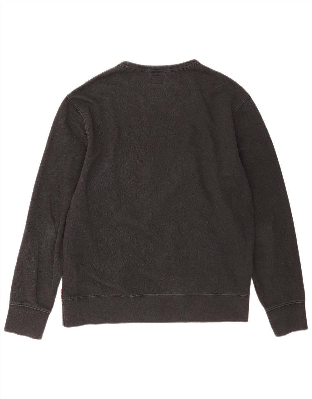 Levi's moletom gráfico masculino jumper médio preto algodão