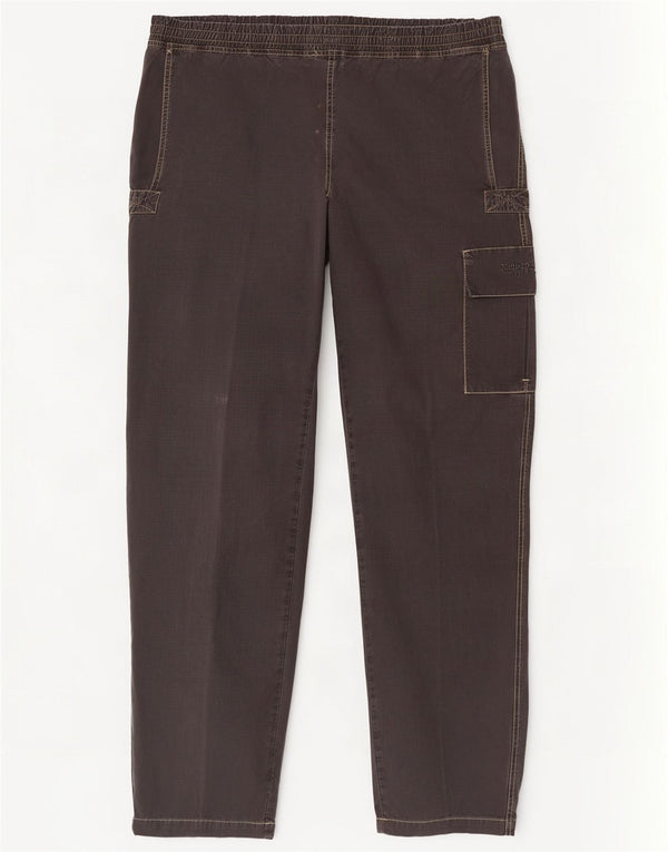Calça cargo reta masculina Murphy & Nye W36 L35 algodão cinza