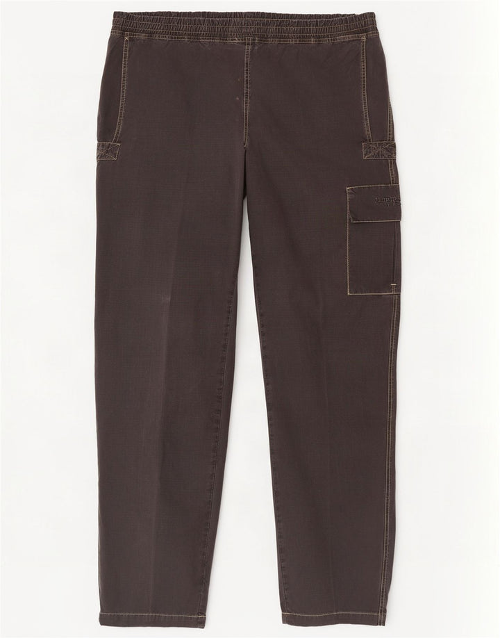 Calça cargo reta masculina Murphy & Nye W36 L35 algodão cinza