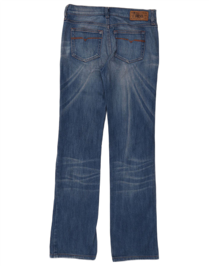 Diesel feminino Bootzee Slim Bootcut jeans W25 L30 algodão azul