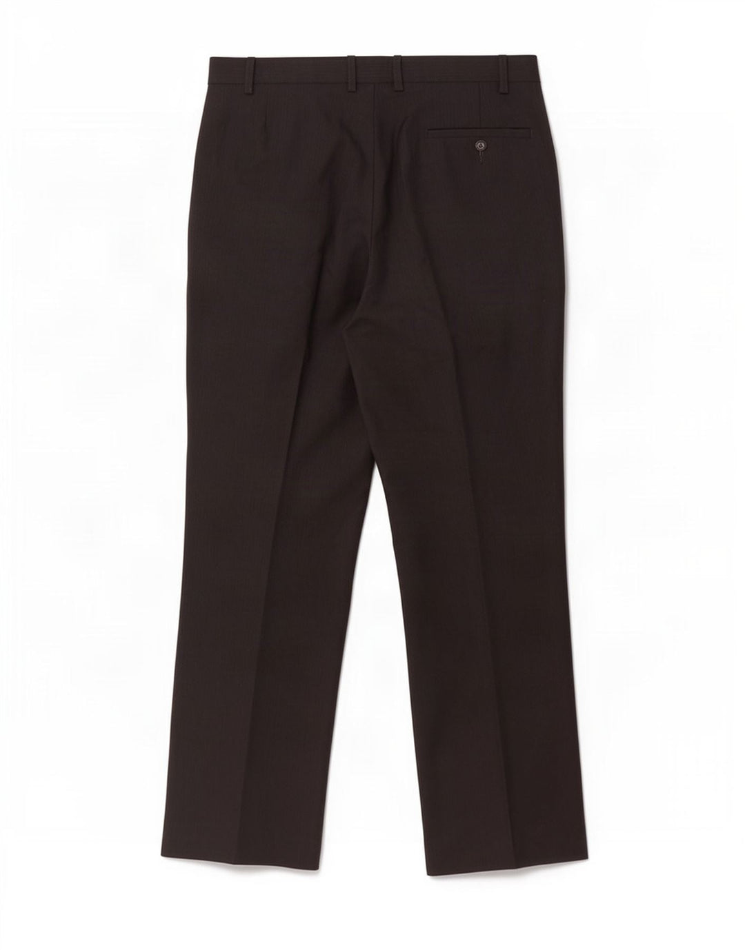 Calça masculina de terno reto Marks & Spencer W38 L33 azul marinho poliéster