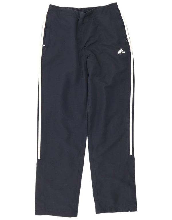 Calça de treino feminina Adidas UK 12 médio azul marinho poliéster esportivo