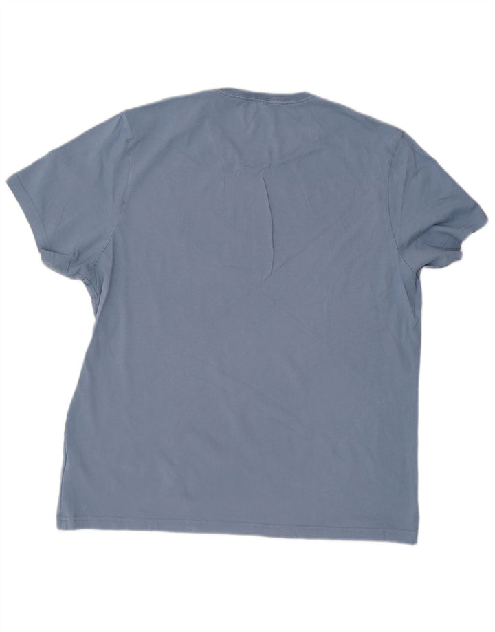 JACK WILLS Camiseta masculina de ajuste clássico Top XL algodão azul