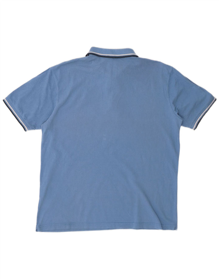 Camisa polo masculina DIADORA XL algodão azul