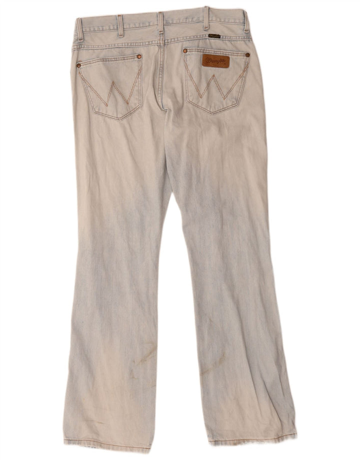 Wrangler Masculino Dayton Bootcut Jeans W36 L34 Azul Algodão