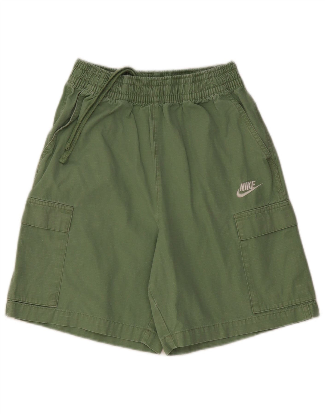 Shorts esportivos femininos NIKE UK 6 XS verde algodão