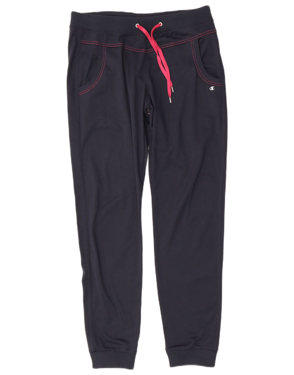 Calça de treino feminina Champion Joggers UK 14 grande azul marinho