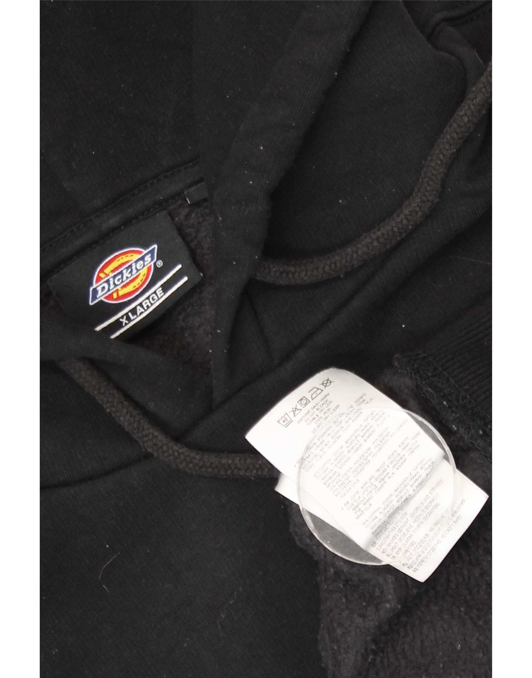 Jumper com capuz masculino Dickies XL preto algodão