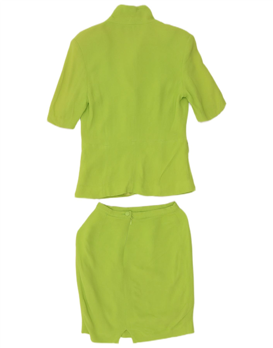 Conjunto de saia feminina Swish com 4 botões e 2 peças Reino Unido 8 pequeno W24 verde
