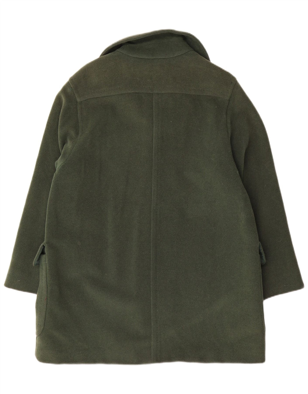 Sobretudo oversized feminino Max Mara Reino Unido 10 lã verde pequena