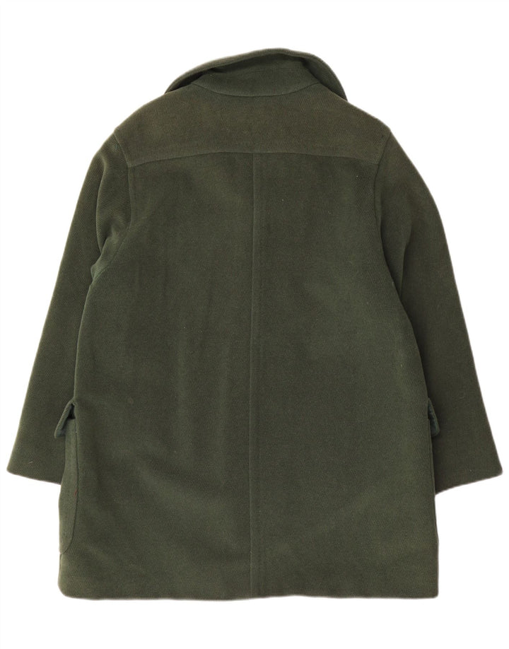 Sobretudo oversized feminino Max Mara Reino Unido 10 lã verde pequena