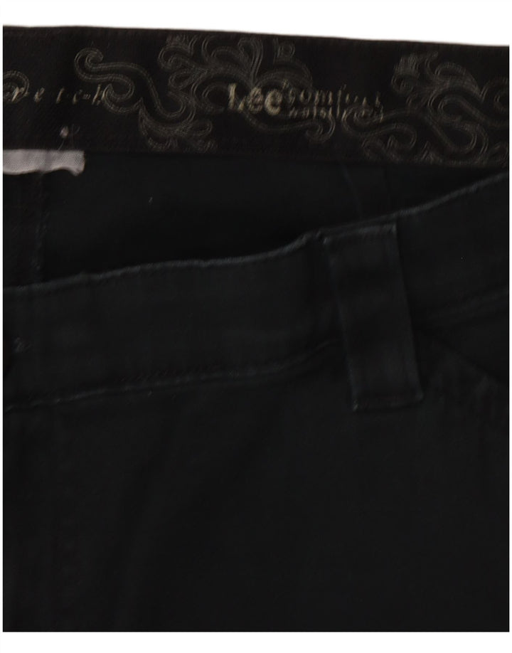 Calça feminina reta casual Lee W40 L27 azul marinho