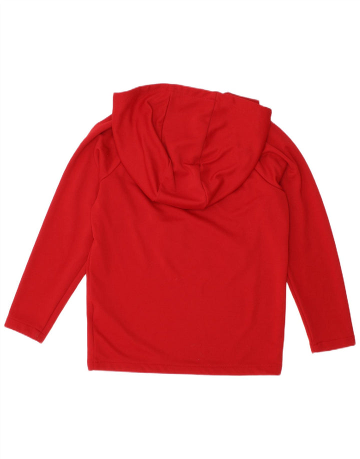 NIKE Meninos Liverpool Graphic Hoodie Jumper 5-6 Anos Médio Poliéster Vermelho