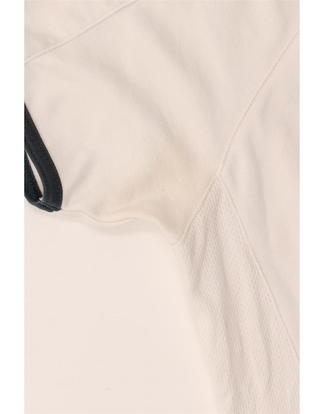 Camisa polo feminina adidas UK 8 pequena algodão branco