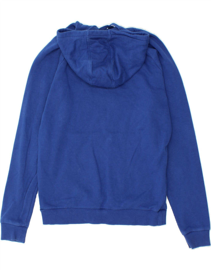 UNDER ARMOUR Womens Hoodie Jumper UK 14  Medium Navy Blue Cotton Vintage Under Armour and Second-Hand Under Armour from Messina Hembry 