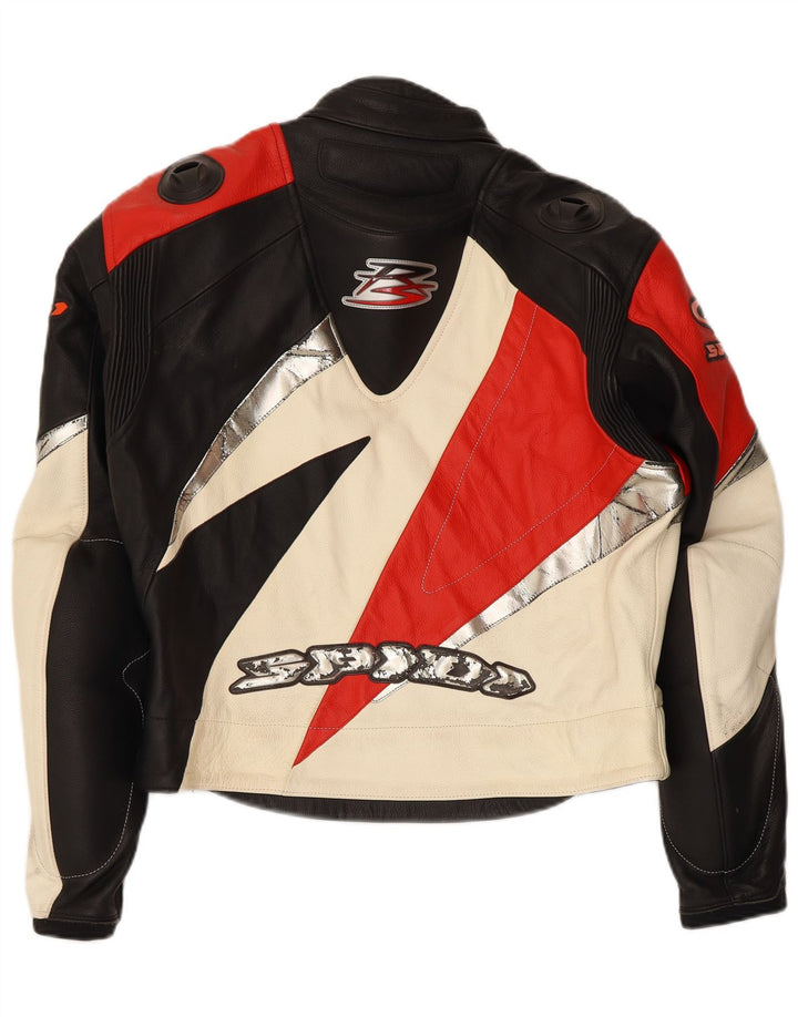 Jaqueta masculina Spidi Graphic Moto Racer IT 54 2XL bloco colorido multicolorido