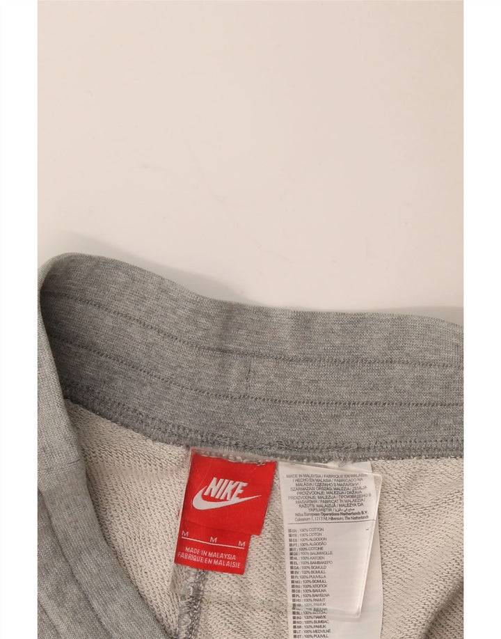Shorts esportivos gráficos masculinos Nike médio cinza algodão