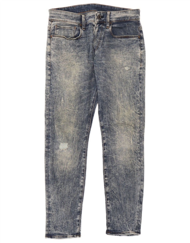 G-Star Masculino Slim Jeans W30 L30 Azul Algodão