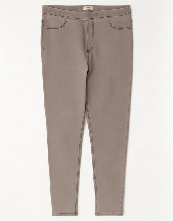 Calça jeans feminina Marks & Spencer UK 18 XL W36 L28 algodão cinza