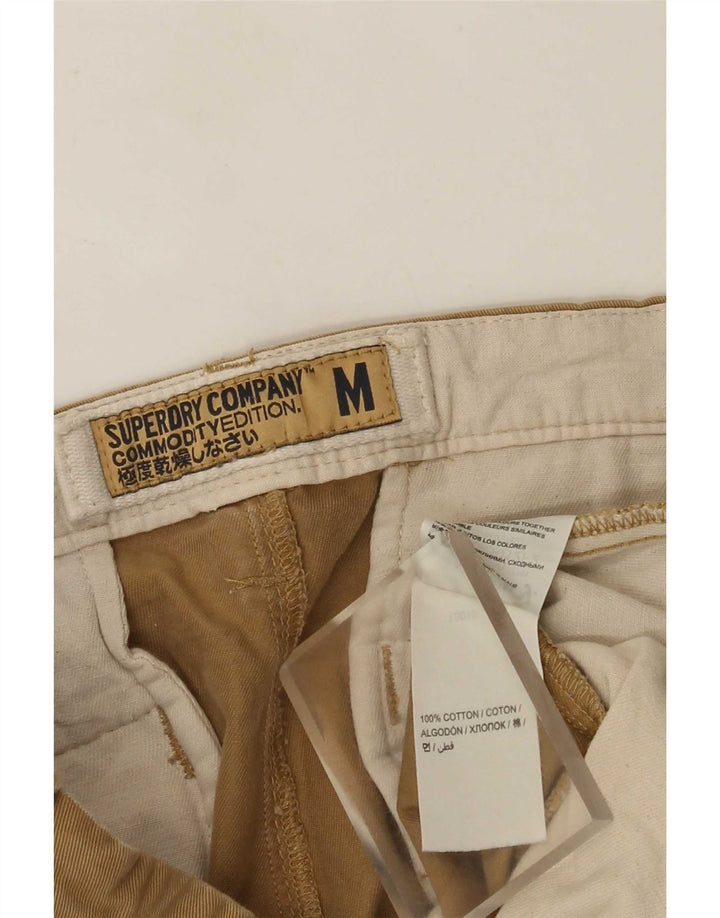 Superdry Mens Chino Shorts Médio W32 Algodão Bege