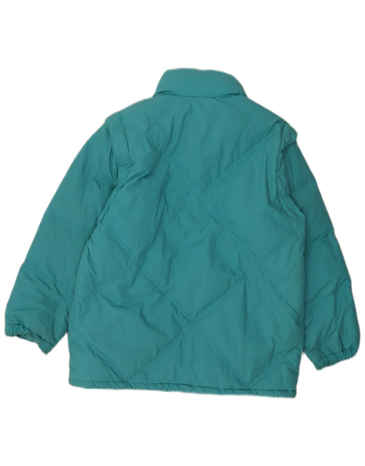 Jaqueta acolchoada masculina Lotto UK 36 pequena azul