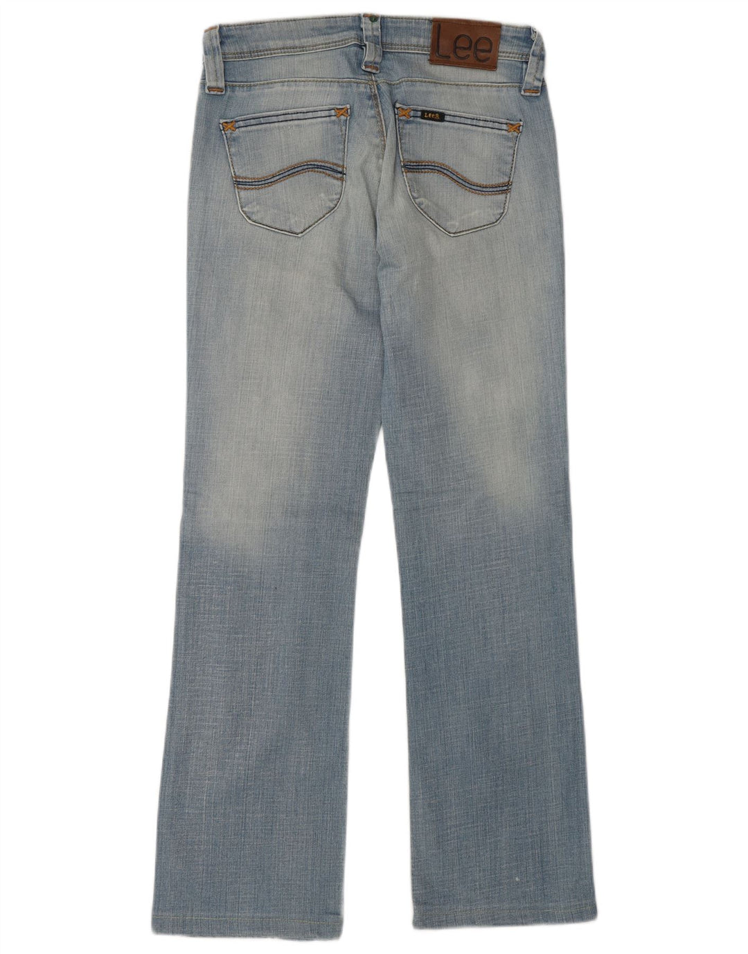 LEE Womens Jinx Straight Jeans W27 L30 Azul Algodão