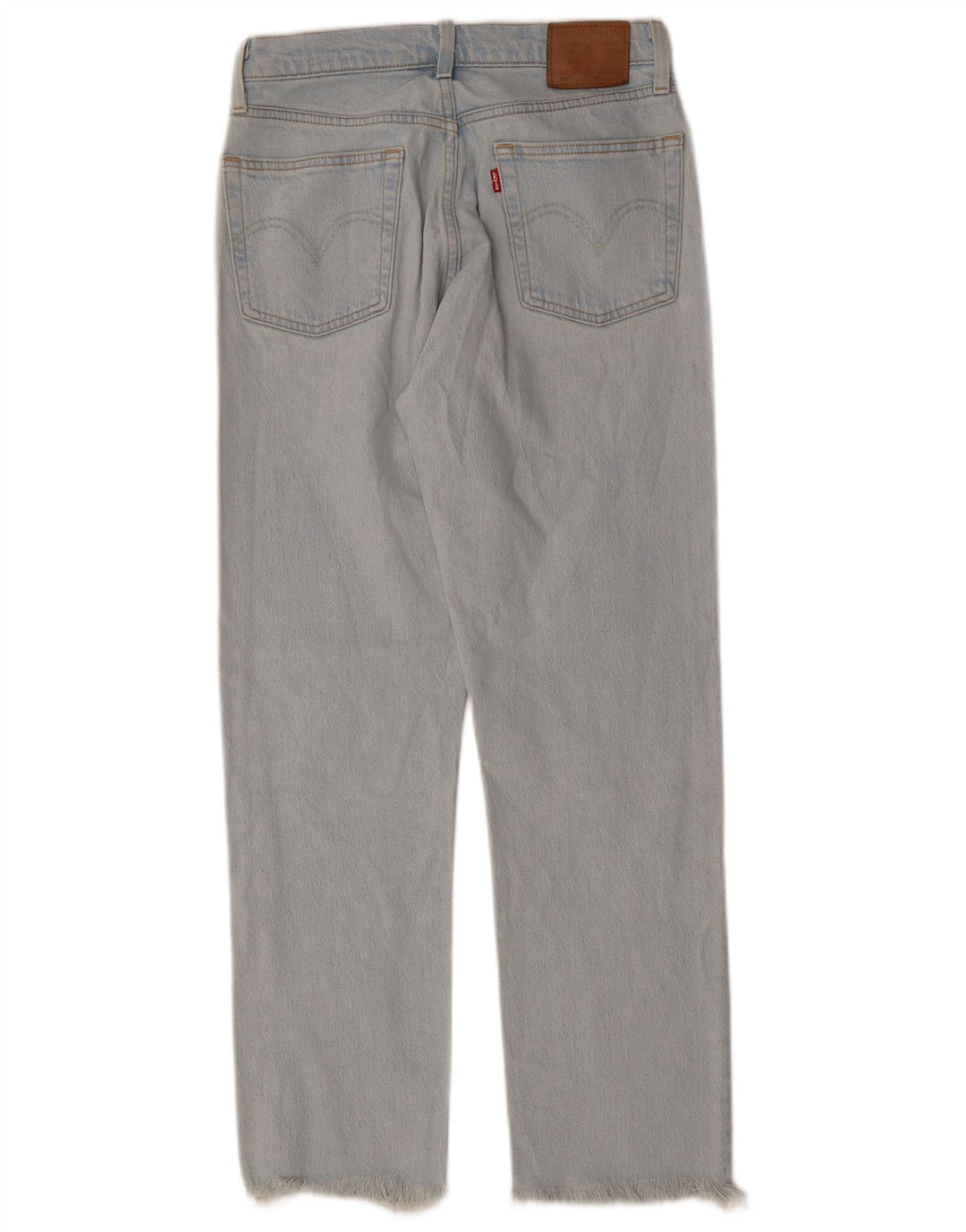 Calça jeans feminina Levi's 501 Straight W27 L28 azul algodão
