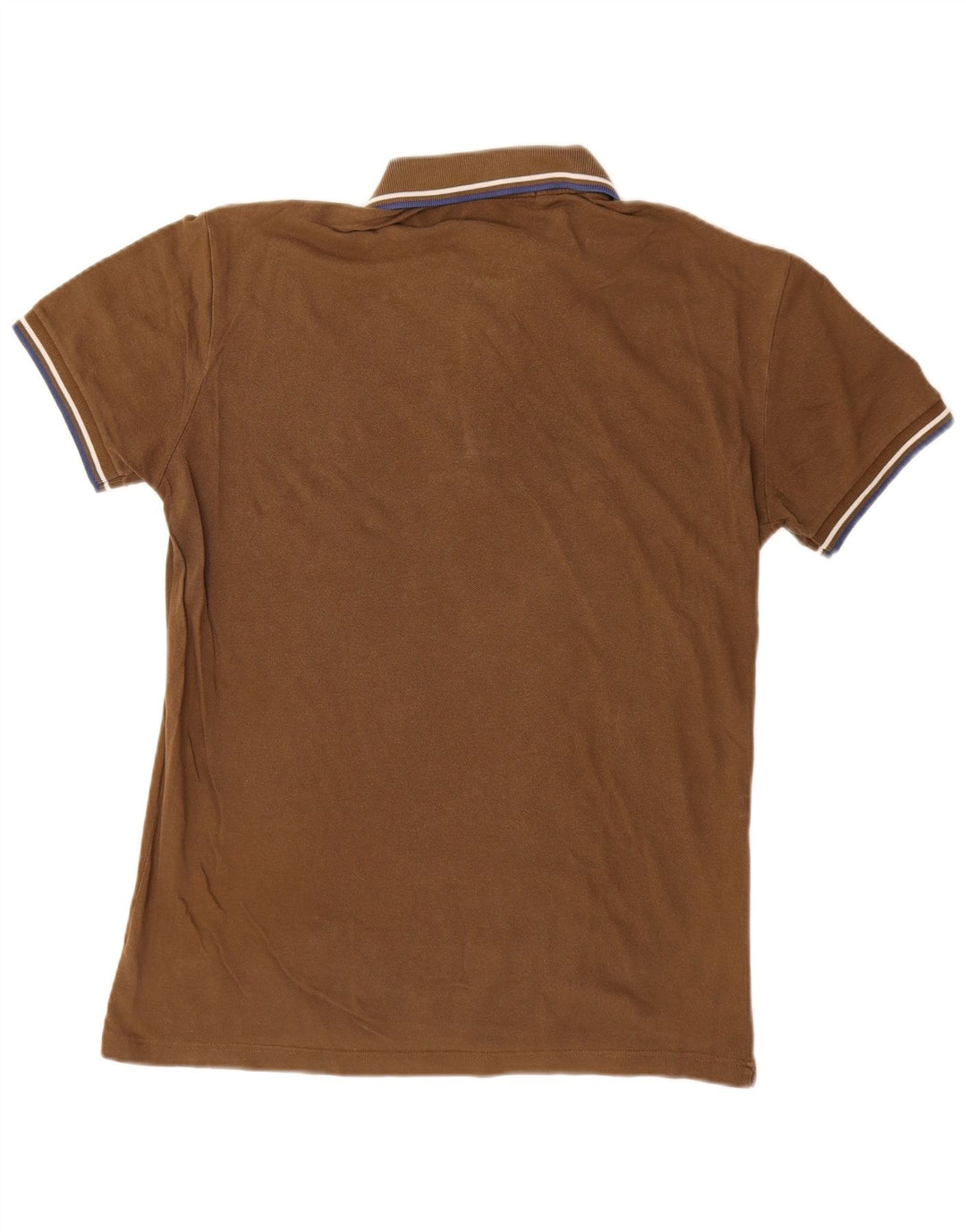 Camisa polo masculina leve e elástica Fred Perry de algodão marrom médio