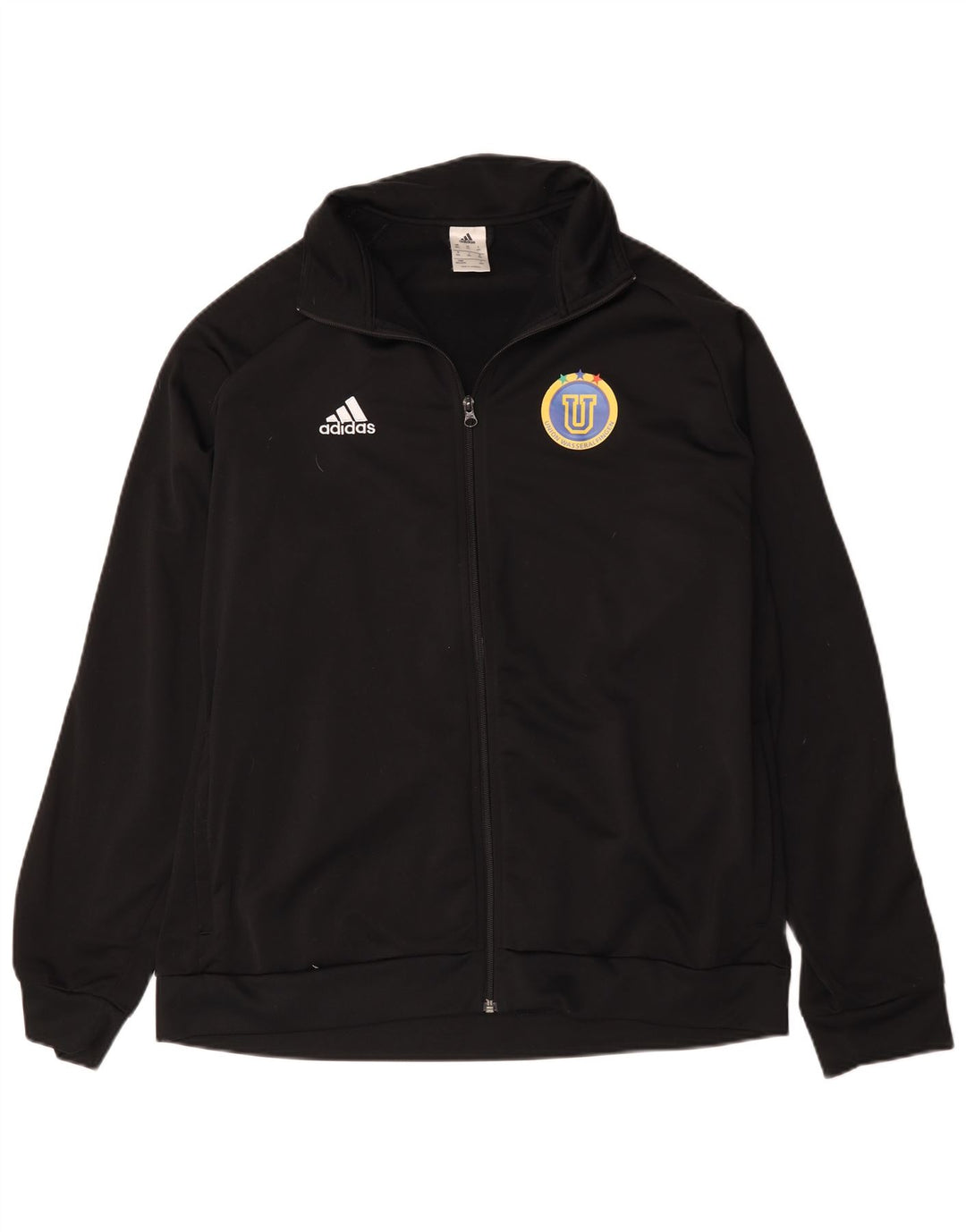 Adidas Mens Graphic Tracksuit Top Jaqueta 2XL Poliéster Preto