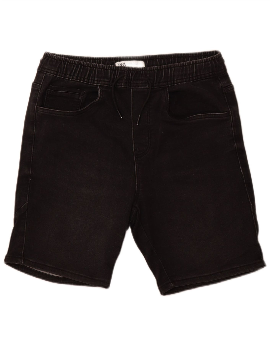 ZARA Shorts jeans masculino médio W31 algodão preto