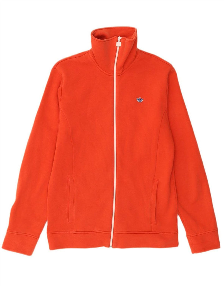 ADIDAS Mens Tracksuit Top Jacket Médio Algodão Vermelho