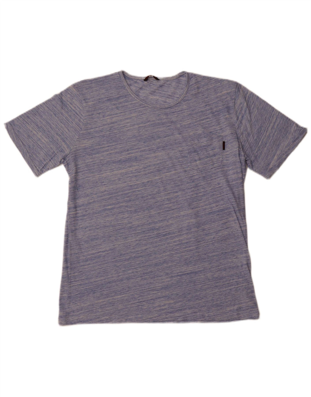 Camiseta masculina CARRERA Top XL algodão manchado azul