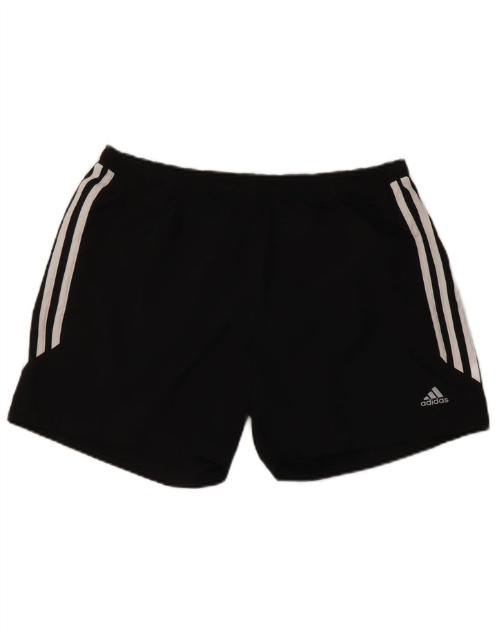 Adidas Womens Climalite Sport Shorts UK 10 Pequeno Poliéster Preto