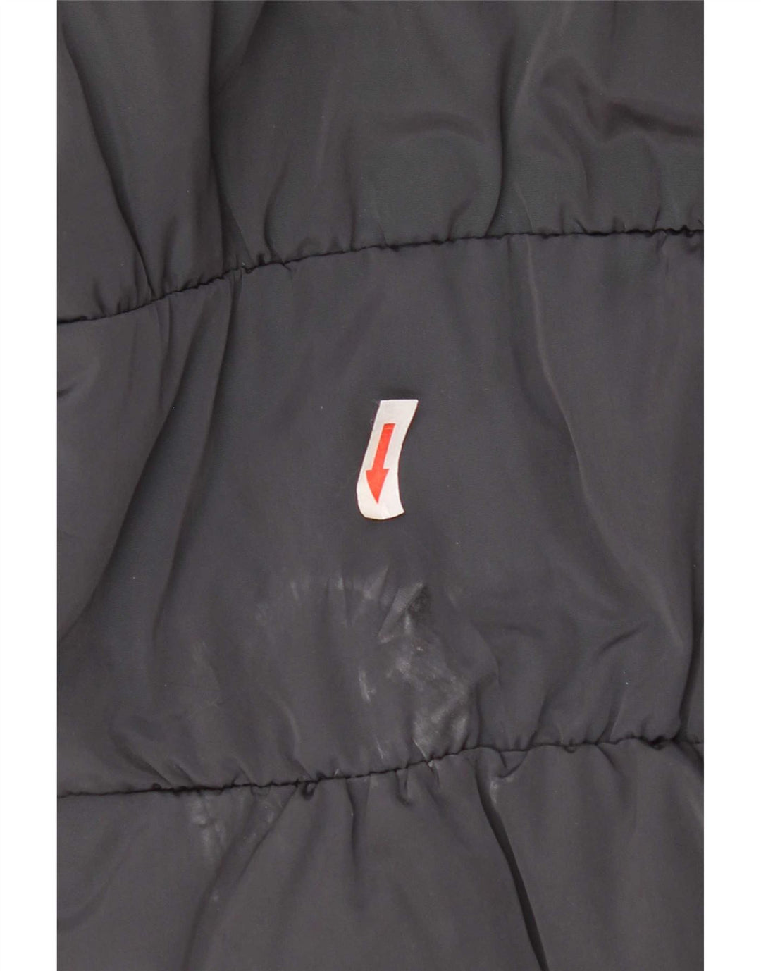 Jaqueta acolchoada masculina Max & Co. UK 14 grande poliéster azul marinho