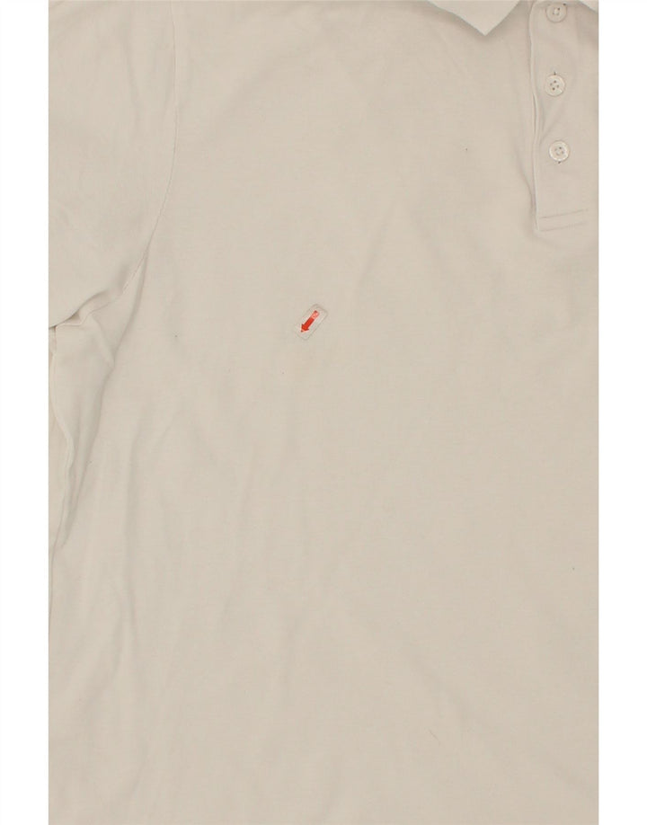 KAPPA Mens Polo Shirt XL White Cotton Vintage Kappa and Second-Hand Kappa from Messina Hembry 
