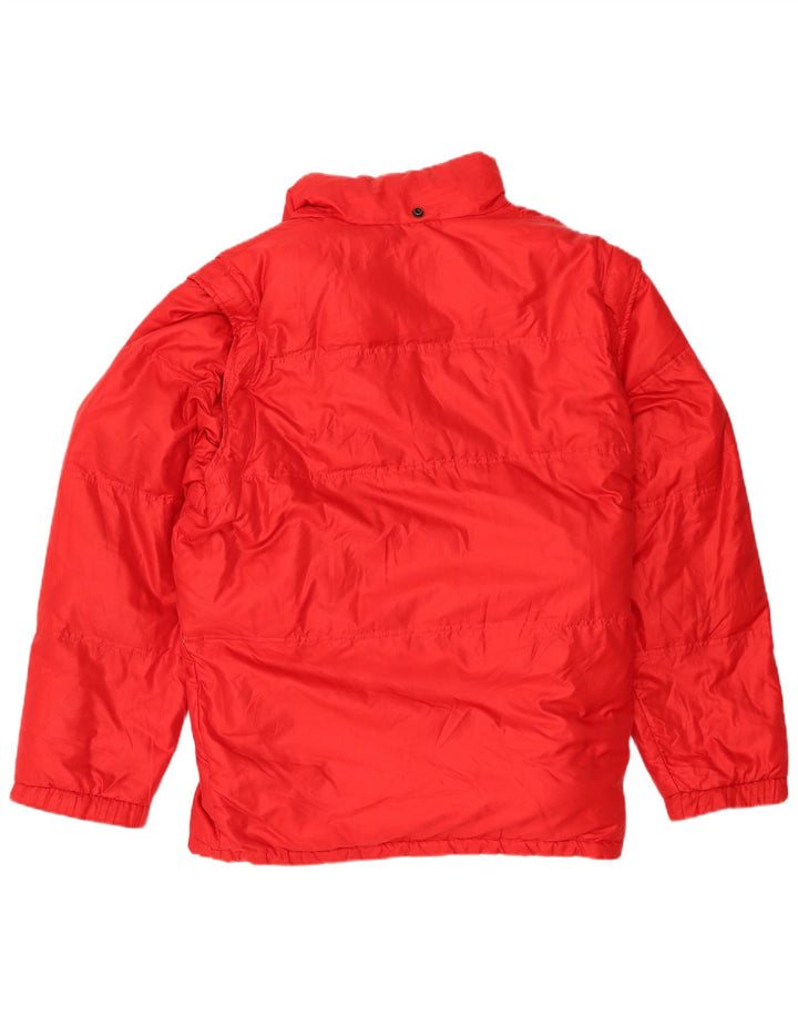 Jaqueta acolchoada masculina Sergio Tacchini IT 54 2XL poliamida vermelha